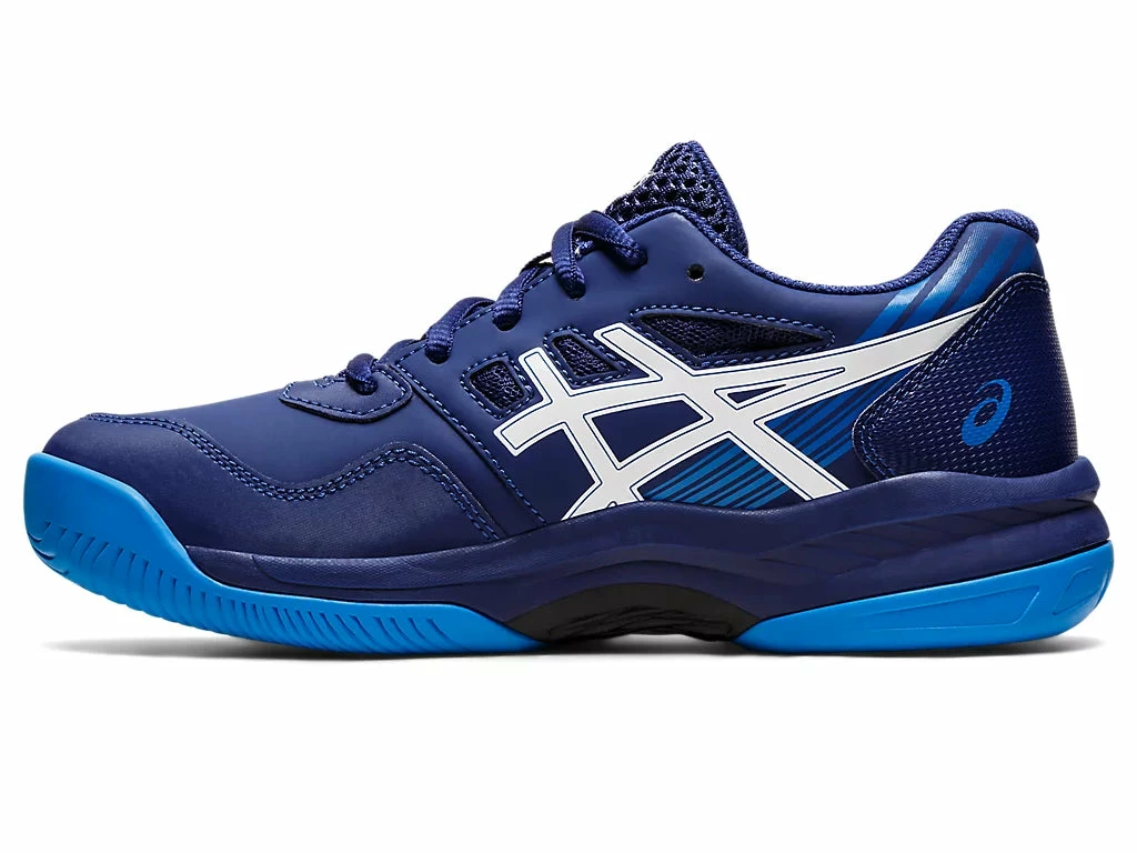 Asics Gel-Game 8 GS Junior Dive Blue/White 4 Asics Gel-Game 8 GS Junior Dive Blue/White - Image 2