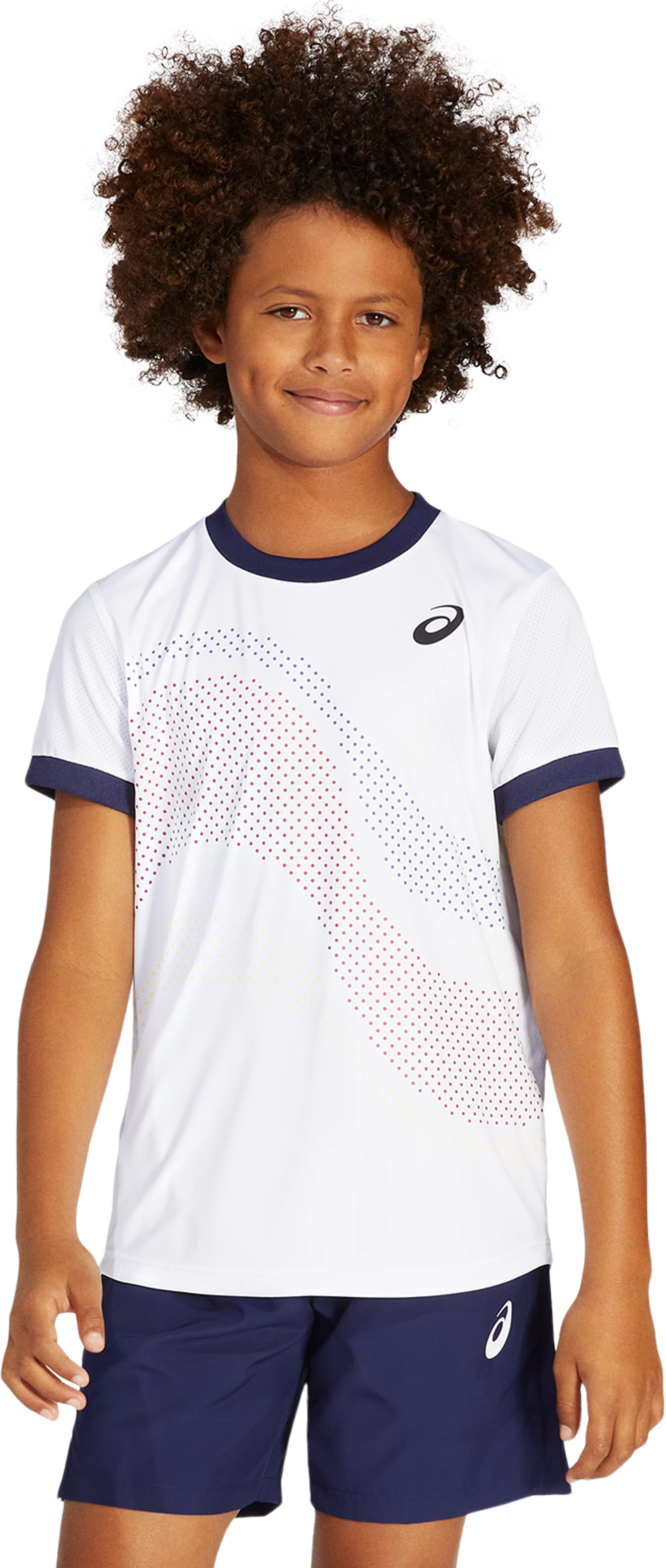 Asics Junior T-Shirt Tennis GPX Boy 3 Asics Junior T-Shirt Tennis GPX Boy