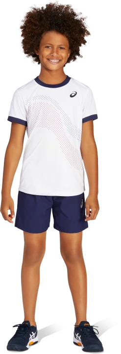 Asics Junior T-Shirt Tennis GPX Boy 10 Asics Junior T-Shirt Tennis GPX Boy -SHOES Popular Shop 2044A021 100 KM FT GLB