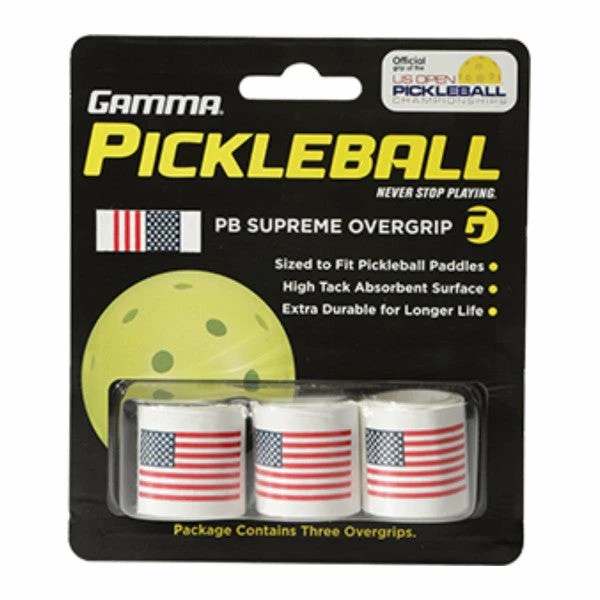 Gamma Fashion Overgrip - Supreme Ball & Stars-Stripes Pickleball 4 Gamma Fashion Overgrip - Supreme Ball & Stars-Stripes Pickleball - Image 2