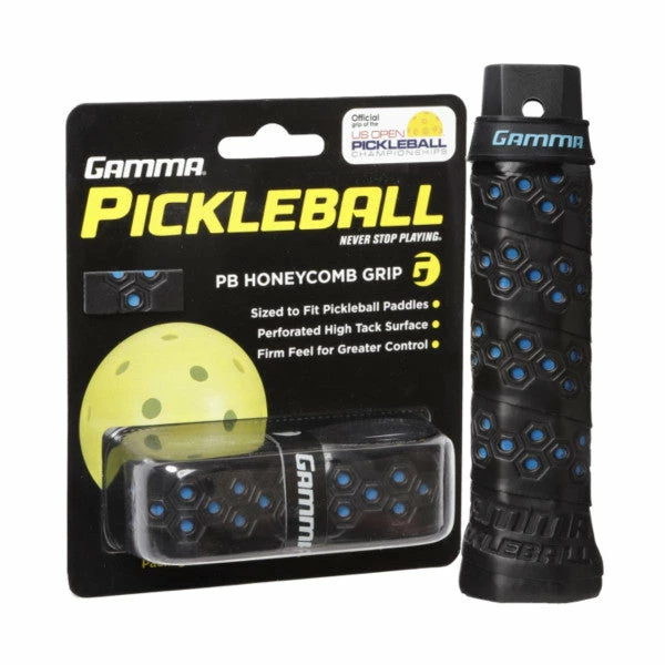 Gamma Honeycomb Grip - Yellow/Blue/Red Pickleball 6 Gamma Honeycomb Grip - Yellow/Blue/Red Pickleball - Image 4