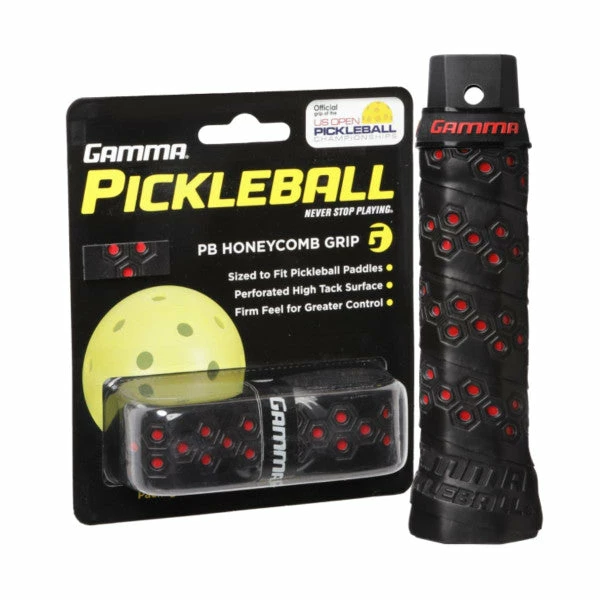 Gamma Honeycomb Grip - Yellow/Blue/Red Pickleball 5 Gamma Honeycomb Grip - Yellow/Blue/Red Pickleball - Image 3