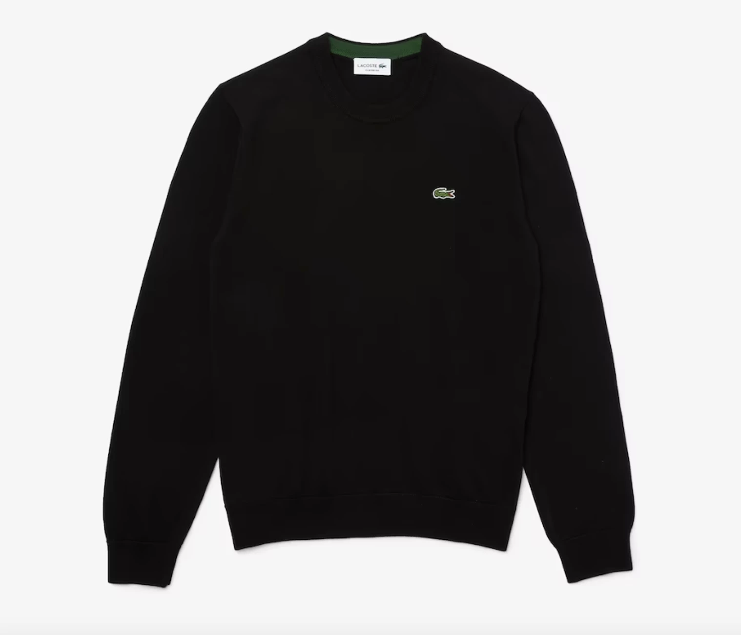 Lacoste Men's Organic Cotton Crew Neck Sweater 4 Lacoste Men's Organic Cotton Crew Neck Sweater - Image 2