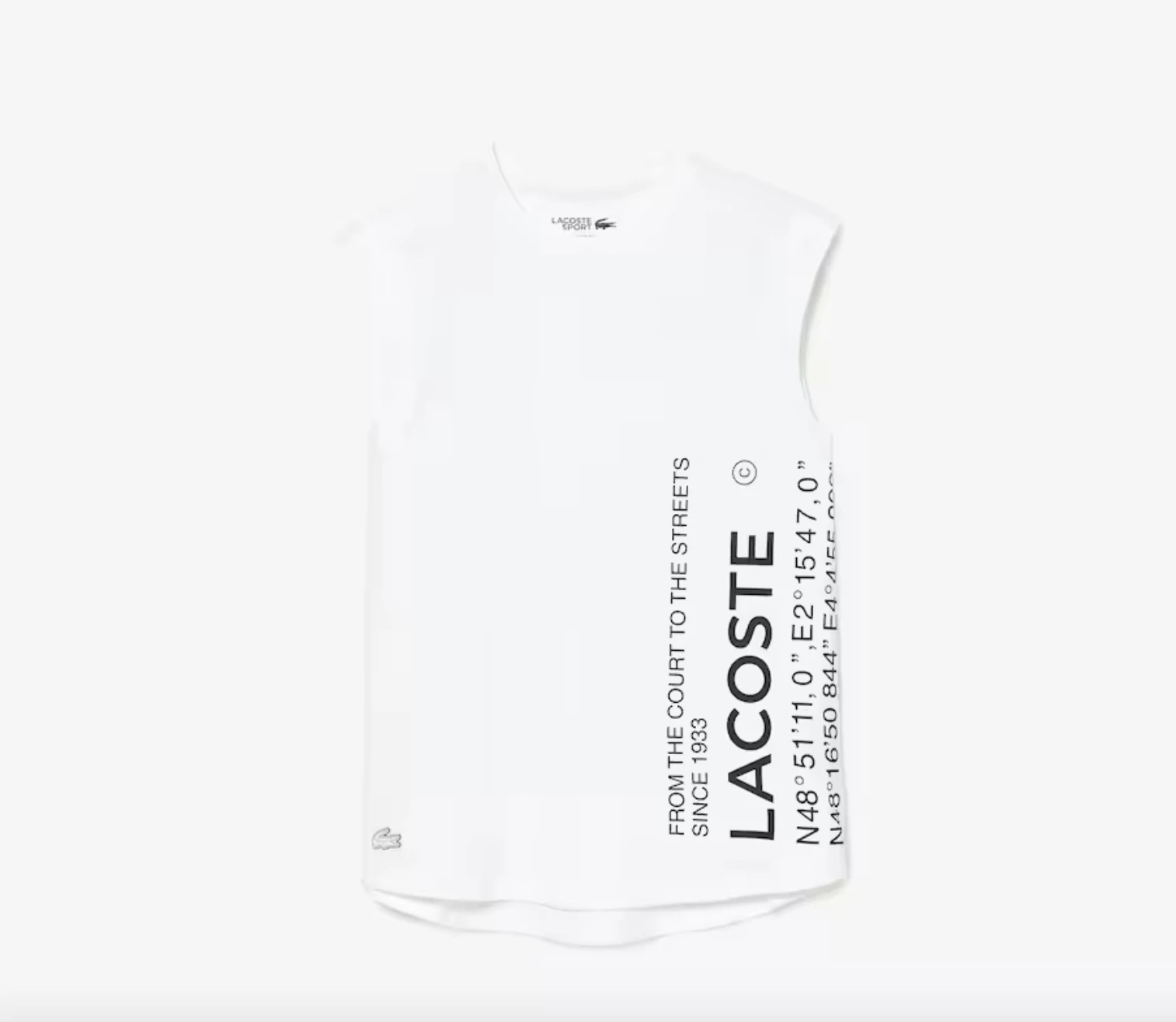 Lacoste Women’s Sport Loose Fit Anti-Odor Tank Top 5 Lacoste Women’s Sport Loose Fit Anti-Odor Tank Top - Image 3
