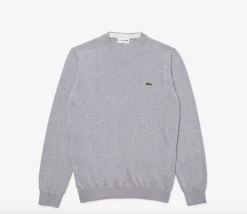 Lacoste Men's Organic Cotton Crew Neck Sweater -SHOES Popular Shop Captured ecran le2022 10 25a10.47.51