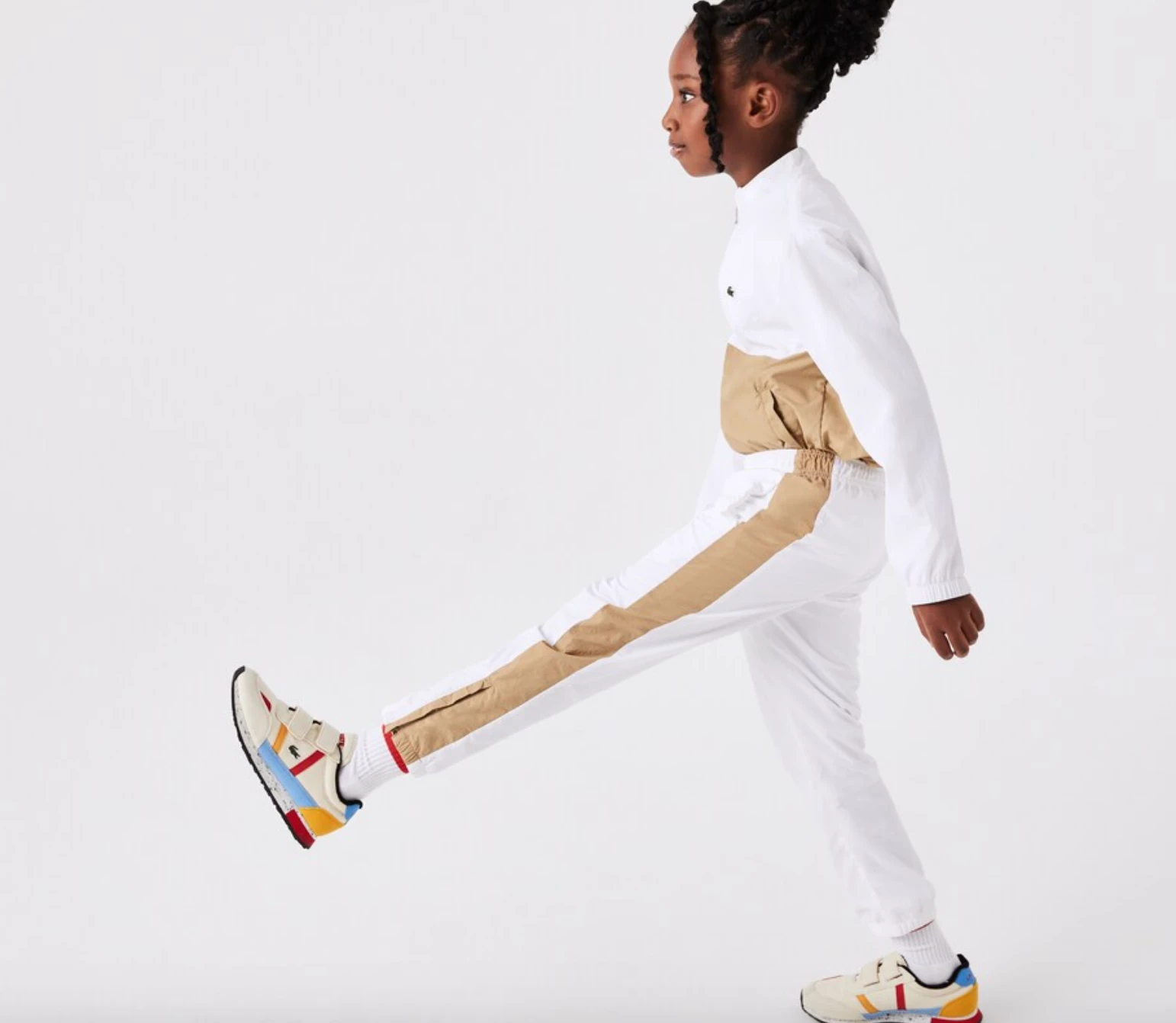 Lacoste Kids' Contrast Band Taffeta Trackpants 10 Lacoste Kids' Contrast Band Taffeta Trackpants - Image 8