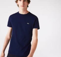 Lacoste Men's Crew Neck Cotton T-Shirt -SHOES Popular Shop Captured ecran le2022 11 23a09.55.46