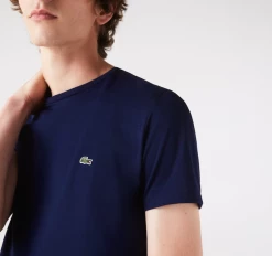 Lacoste Men's Crew Neck Cotton T-Shirt -SHOES Popular Shop Captured ecran le2022 11 23a09.56.06