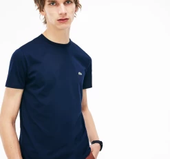 Lacoste Men's Crew Neck Cotton T-Shirt -SHOES Popular Shop Captured ecran le2022 11 23a09.56.33
