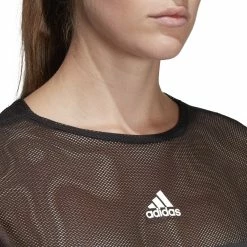 Adidas Woman T-Shirt Escouade Tee -SHOES Popular Shop DT3966 APP on model detail 2 white 1024x1024 4f824c12 b189 418f 94ca 6b02f9c3fa73