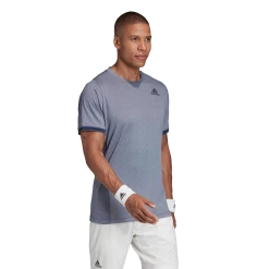 Adidas Men Freelift Tennis T-Shirt -SHOES Popular Shop FP7970 APP on model walking transparent