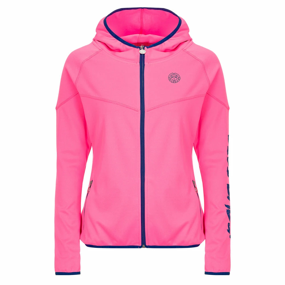 Bidi Badu Grace Junior Tennis Jacket - Pink 3 Bidi Badu Grace Junior Tennis Jacket - Pink