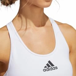 Adidas Women Sport Bra 13 Adidas Women Sport Bra -SHOES Popular Shop GJ5390 APP on model detail 1 white