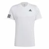 Adidas Club 3-Stripe Tennis T-Shirt -SHOES Popular Shop GL5401 APP photo front white