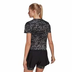 Adidas Fast PrimeBlue Short Sleeve Graphic -SHOES Popular Shop GM1588 APP on model back white