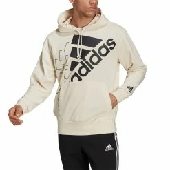 Adidas Men Hoodie -SHOES Popular Shop H14655 APP on model front white