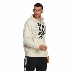 Adidas Men Hoodie -SHOES Popular Shop H14655 APP on model walking white