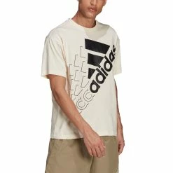 Adidas Men Logo Tee -SHOES Popular Shop H14667 APP on model front white
