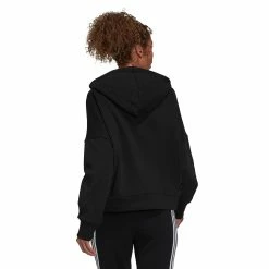 Adidas Women Hoodie 12 Adidas Women Hoodie -SHOES Popular Shop H24080 APP on model back white