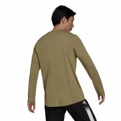 Adidas Men Longsleeves -SHOES Popular Shop H30296 APP on model back white