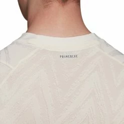 Adidas Tennis Primeblue Tee 13 Adidas Tennis Primeblue Tee -SHOES Popular Shop H31412 APP on model detail 3 white
