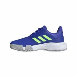 Adidas CourtJam Junior 13 Adidas CourtJam Junior -SHOES Popular Shop H68132 FTW photo side medial center white