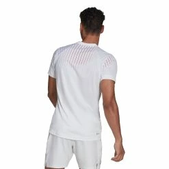 Adidas Tennis Melbourne Tee 13 Adidas Tennis Melbourne Tee -SHOES Popular Shop HA3344 APP on model back white