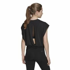 Adidas Sleeveless Tee -SHOES Popular Shop HG5974 5 APPAREL OnModel BackView white