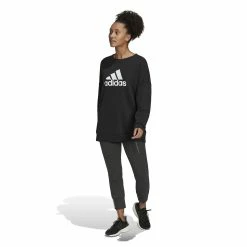 Adidas Icon Logo Sweat 15 Adidas Icon Logo Sweat -SHOES Popular Shop HI3671 8 APPAREL OnModel StandardOutfitView white