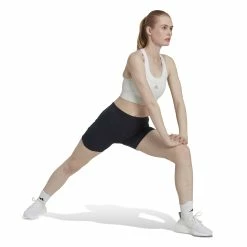 Adidas Icon Short Legging -SHOES Popular Shop HK9022 5 APPAREL OnModel WalkingView white