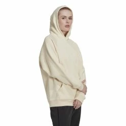 Adidas Women Boyfriend Hoodie 11 Adidas Women Boyfriend Hoodie -SHOES Popular Shop HN4213 6 APPAREL OnModel WalkingView white