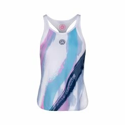 Bidi Badu Amrei Tech Tennis Tank - White/blue