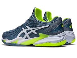 Asics Court FF 3 Men Steel Blue/White -SHOES Popular Shop ascis courtff3 steelblue tennis prosport4