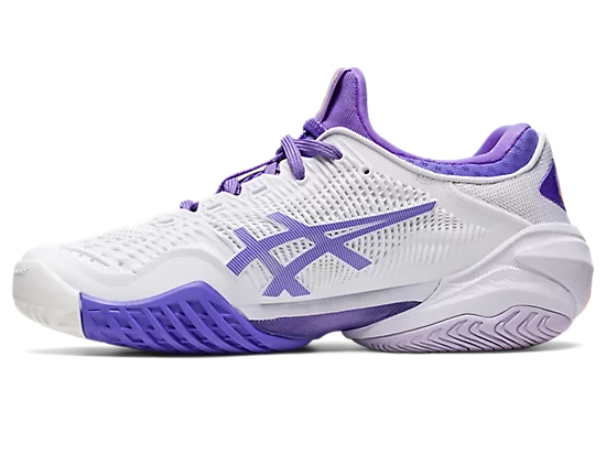 Asics Court FF 3 Women White/Amthyst 4 Asics Court FF 3 Women White/Amthyst - Image 2