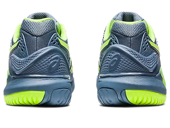 Asics Gel-Resolution 9 Men Steel Blue/Hazard Green 7 Asics Gel-Resolution 9 Men Steel Blue/Hazard Green - Image 5