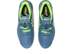 Asics Gel-Resolution 9 Men Steel Blue/Hazard Green 14 Asics Gel-Resolution 9 Men Steel Blue/Hazard Green -SHOES Popular Shop asics gel resolution 9 men tennis prosport7