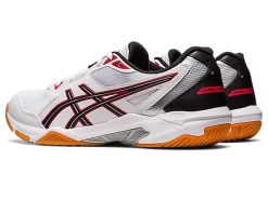 Asics Gel-Rocket 10 Men White/Classic Red -SHOES Popular Shop asics gel rocket 10 men tennis prosport4