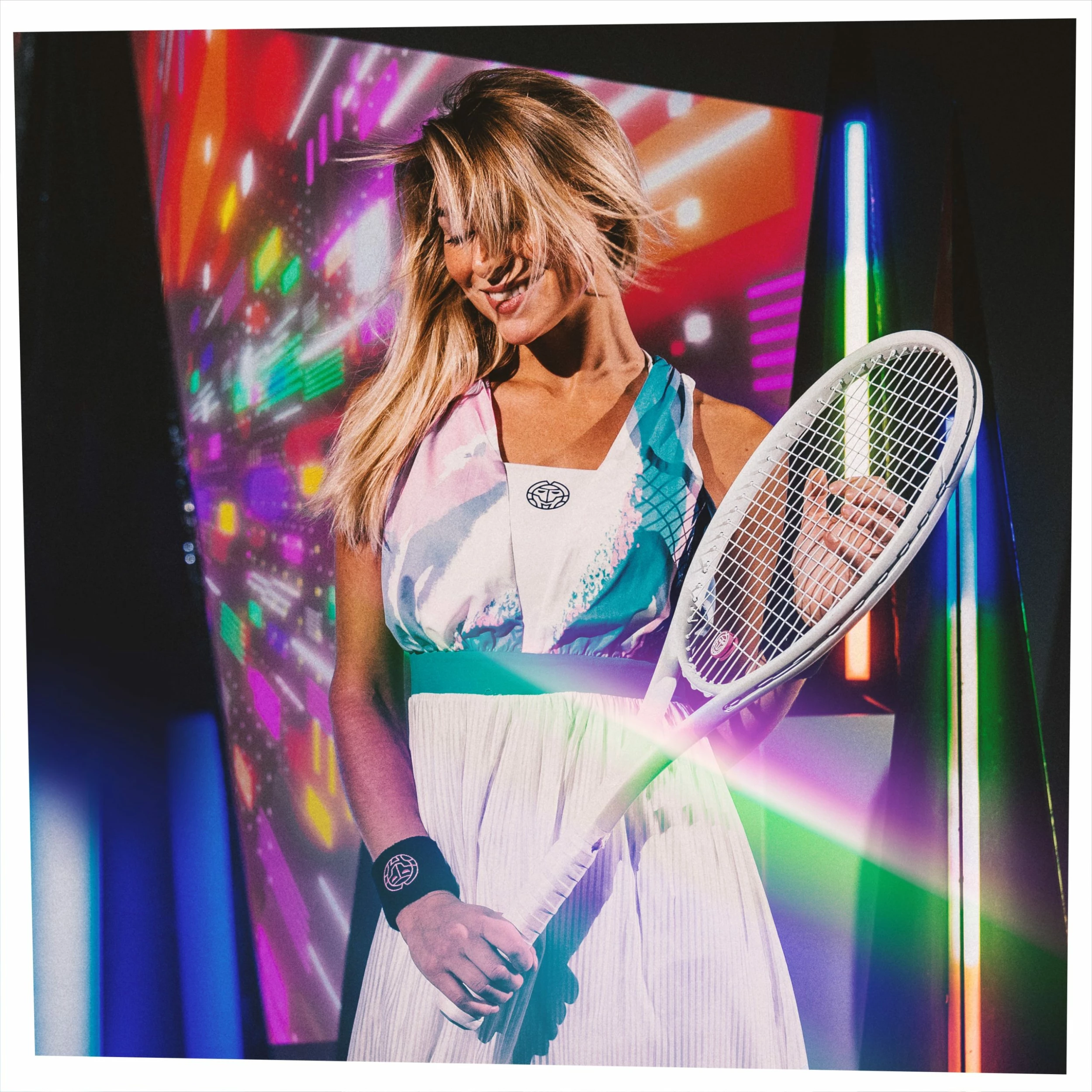 Bidi Badu Ankea Tennis Dress (2in1) - White/Blue 8 Bidi Badu Ankea Tennis Dress (2in1) - White/Blue - Image 6