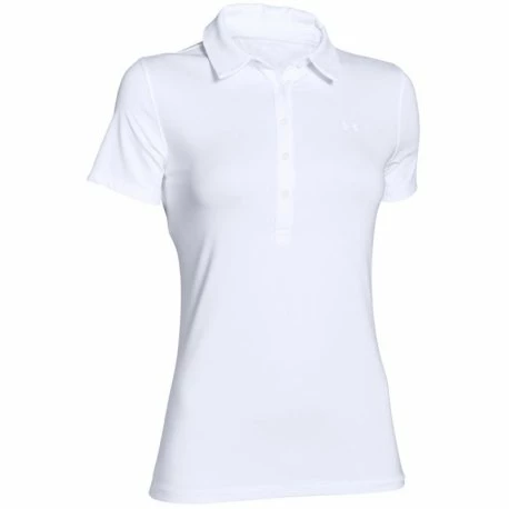 Under Armour Heat Gear Polo White 3 Under Armour Heat Gear Polo White