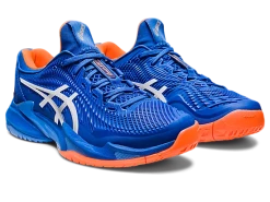 Asics Court FF 3 Novak Men Tuna Blue/White -SHOES Popular Shop courtff3 tunablue prosport3