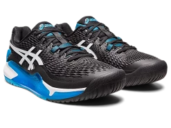 Asics Gel-Resolution 9 Men Black/White -SHOES Popular Shop gel resolution 9 black men tennis prosport3