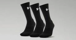 Under Armour Elevated Crew Sock Black